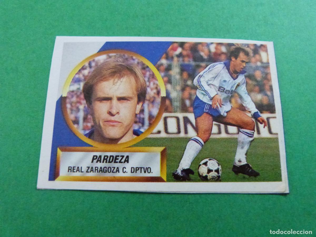 Cartes &agrave; collectionner de Football: CROMO FUTBOL PARDEZA REAL ZARAGOZA RECORTADO N&ordm; 14 LIGA ESTE 1988-1989/88-89