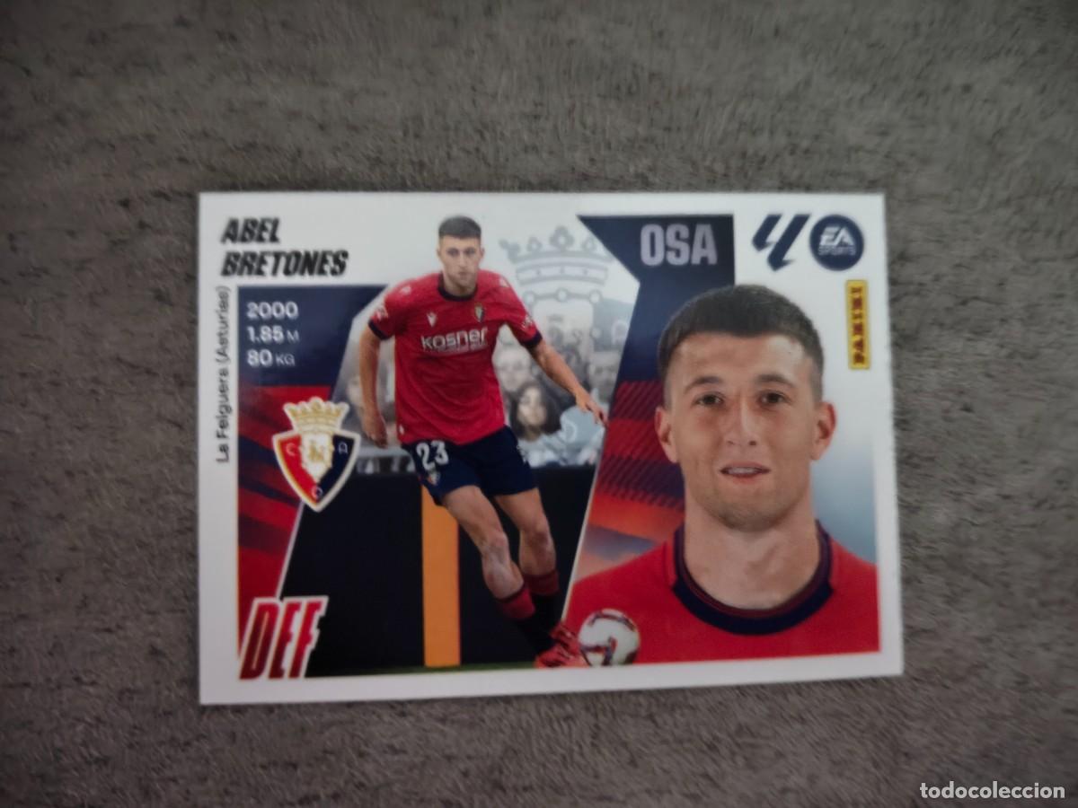 Cartes &agrave; collectionner de Football: Cromo 10 ABEL BRETONES CA OSASUNA. Colecci&oacute;n LALIGA F&uacute;tbol 2025-2026 PANINI Nuevo