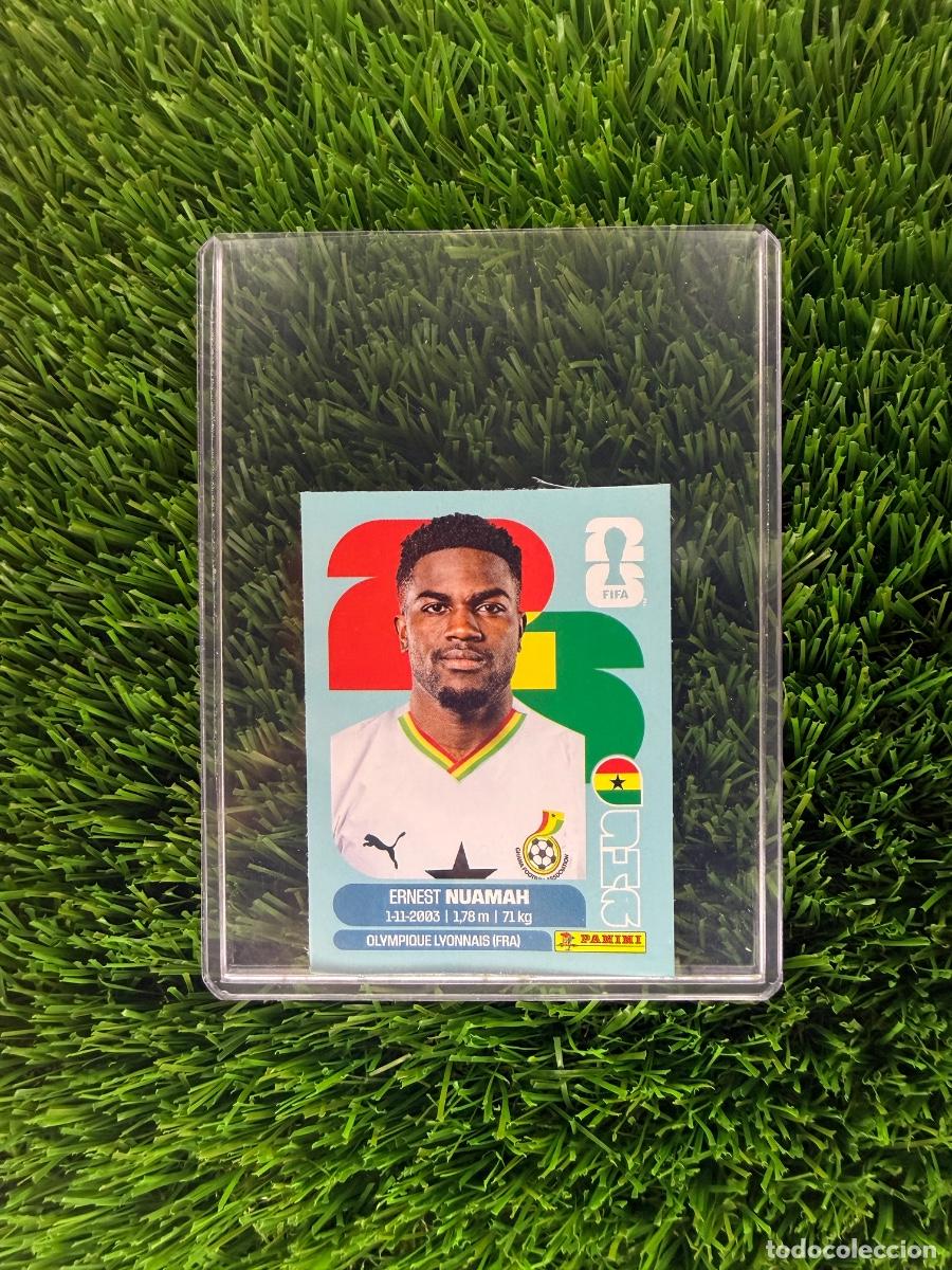 Cartes &agrave; collectionner de Football: N&ordm; GHA17B Ernest Nuamah Actualizaci&oacute;n Ghana Mundial 2026 Stickers