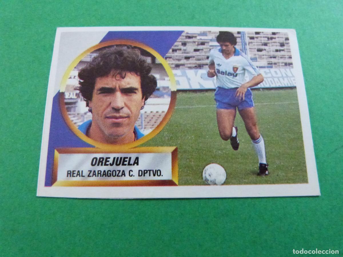 Cartes &agrave; collectionner de Football: CROMO FUTBOL OREJUELA REAL ZARAGOZA RECORTADO N&ordm; 13 LIGA ESTE 1988-1989/88-89