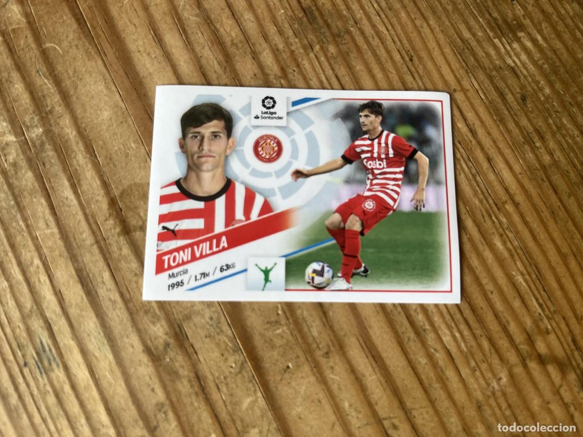 Cromos de f&uacute;tbol: CROMO SIN PEGAR NUNCA PEGADO ALBUM LIGA ESTE 22 23 2022 2023 FICHAJES # 46 TONI VILLA GIRONA