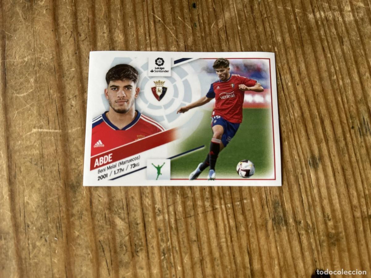 Cromos de f&uacute;tbol: CROMO SIN PEGAR NUNCA PEGADO ALBUM LIGA ESTE 22 23 2022 2023 FICHAJES # 49 ABDE OSASUNA