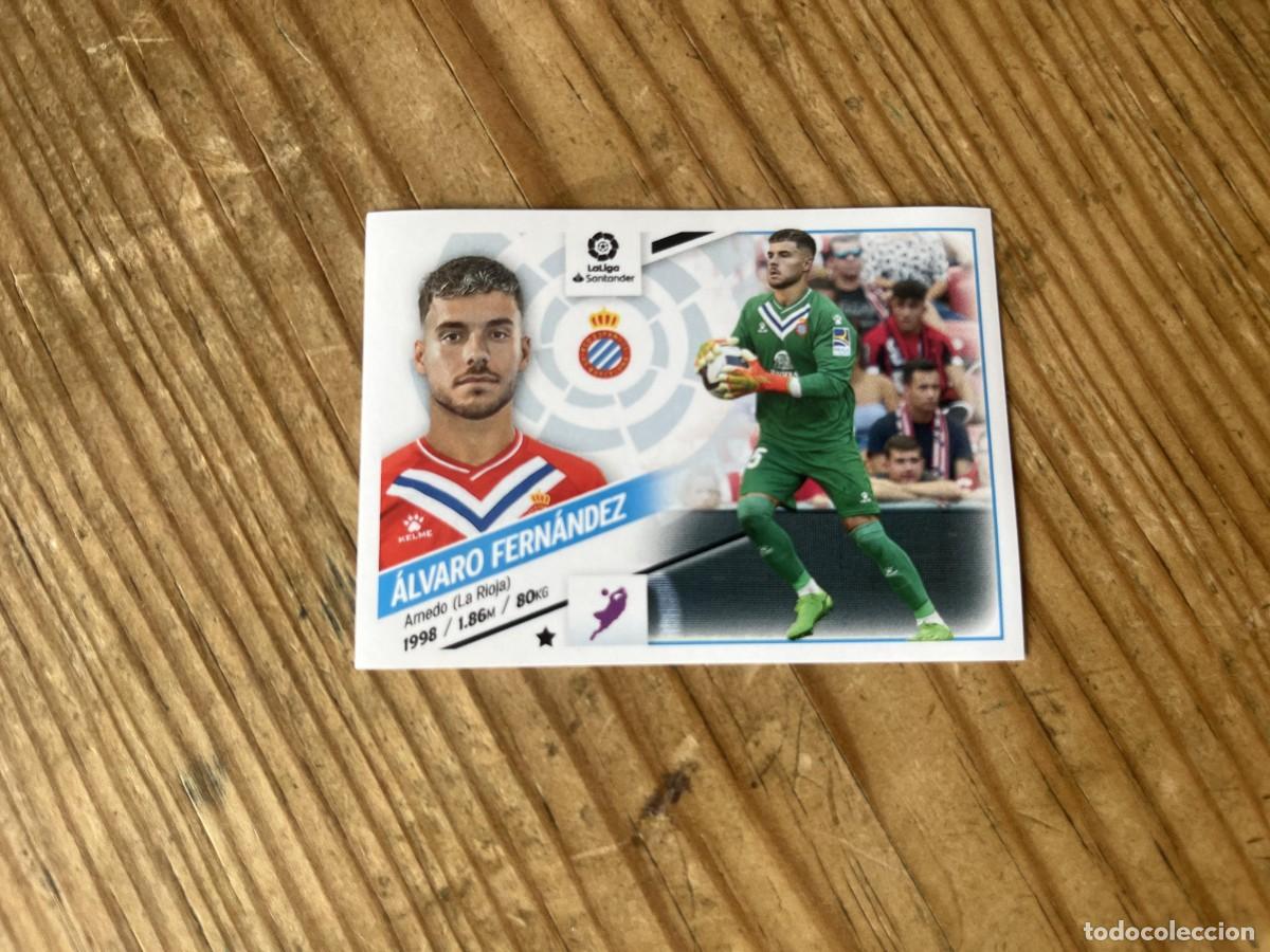 Cromos de f&uacute;tbol: CROMO SIN PEGAR NUNCA PEGADO ALBUM LIGA ESTE 22 23 2022 2023 FICHAJES # 50 ALVARO FERNANDEZ ESPANYOL