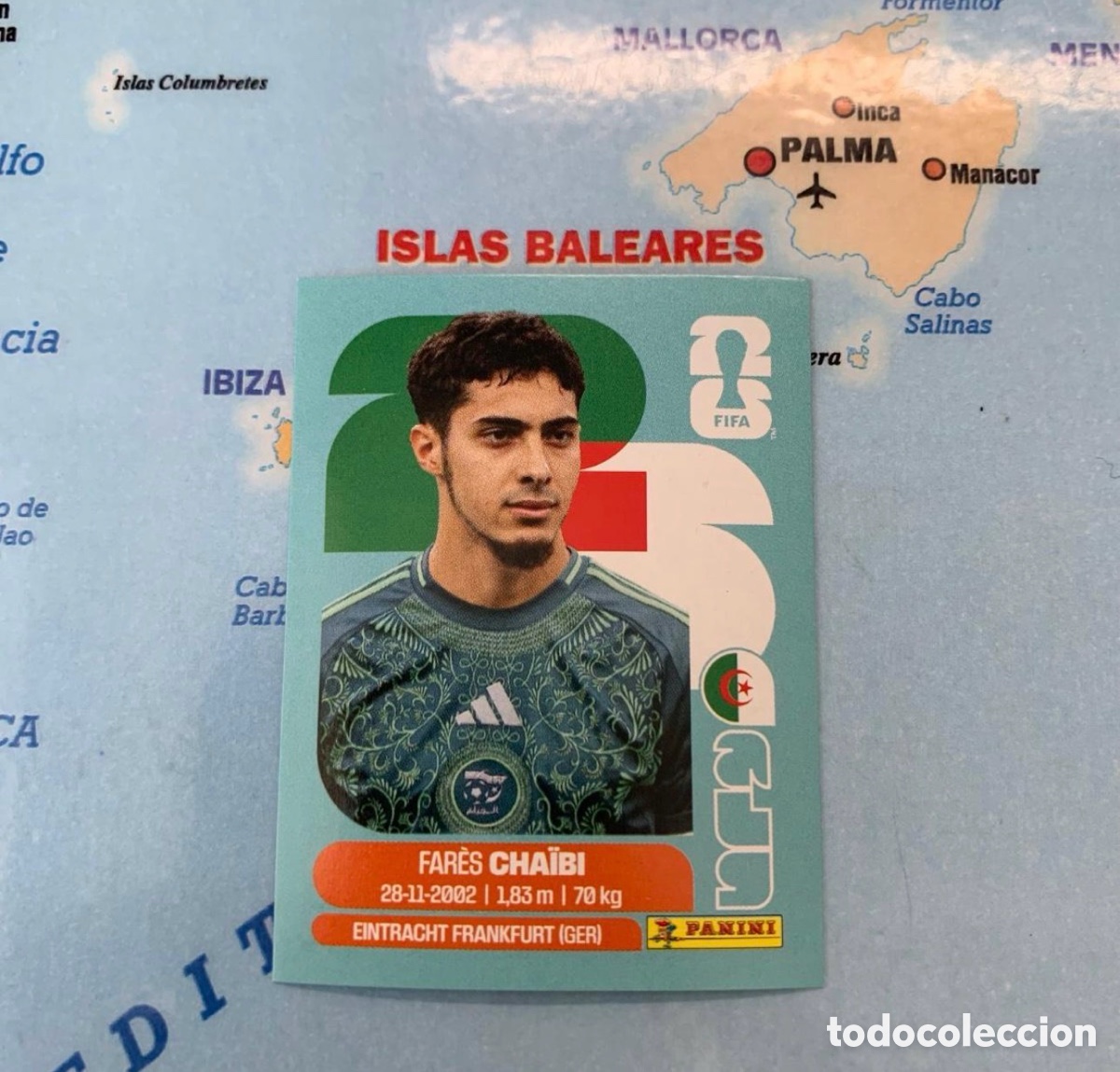 Cromos de f&uacute;tbol: Argelia n&uacute;mero 14 cromo panini Mundial Fifa World Cup 2026