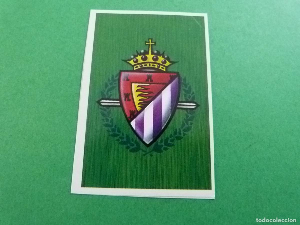 Cromos de f&uacute;tbol: CROMO FUTBOL ESCUDO REAL VALLADOLID RECORTADO LIGA ESTE 1988-1989/88-89