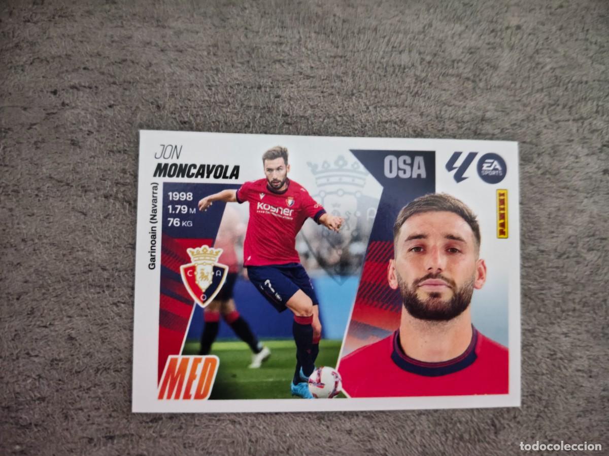 Cromos de f&uacute;tbol: Cromo 11 JON MONCAYOLA CA OSASUNA. Colecci&oacute;n LALIGA F&uacute;tbol 2025-2026 PANINI Nuevo