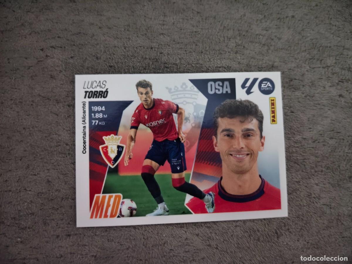 Cromos de f&uacute;tbol: Cromo 12 LUCAS TORR&Oacute; CA OSASUNA. Colecci&oacute;n LALIGA F&uacute;tbol 2025-2026 PANINI Nuevo