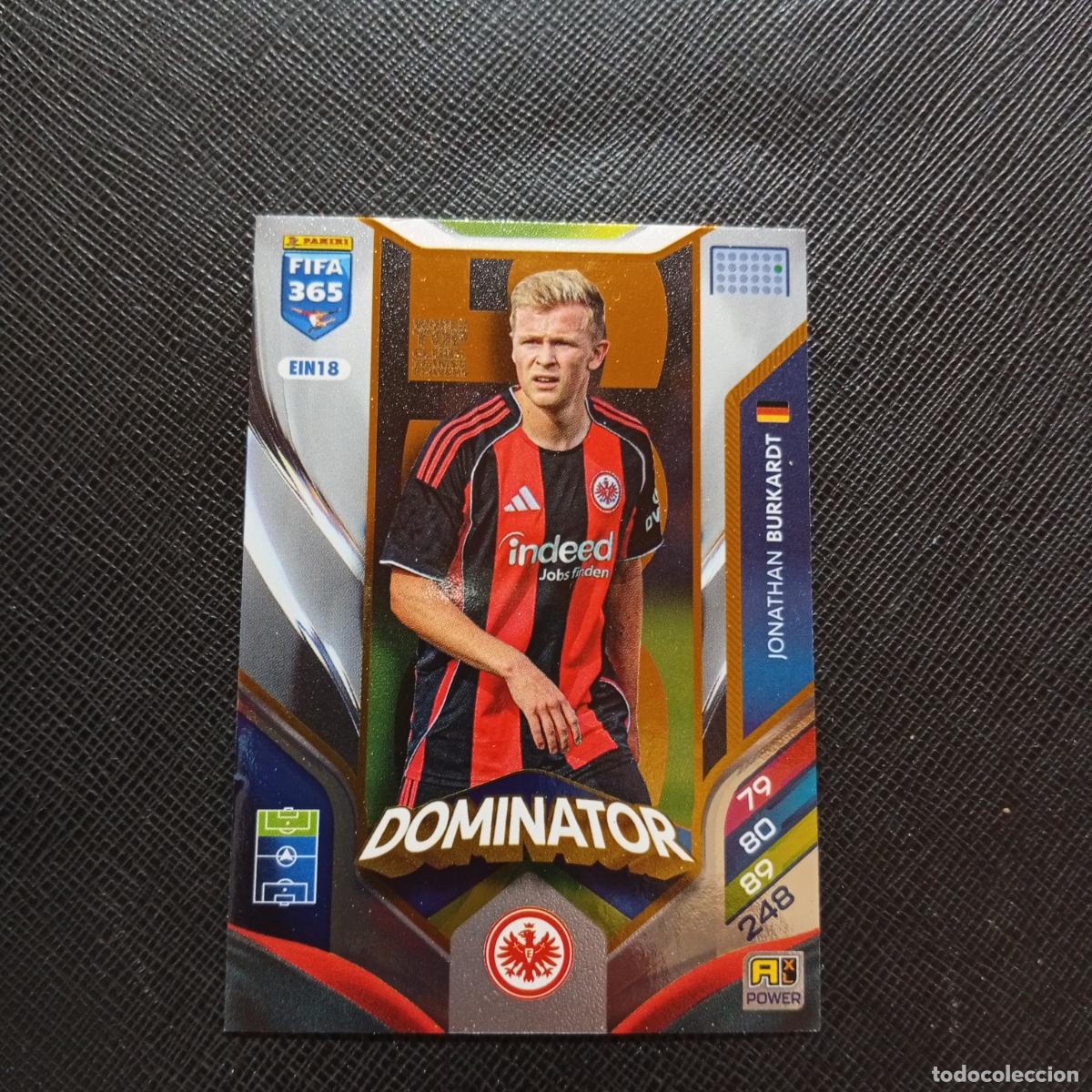 Cromos de f&uacute;tbol: EIN18 BURKARDT FRANKFURT ADRENALYN 2025 2026 FIFA 365 CROMO FUTBOL 25 26 - A215 PG66 AZUL