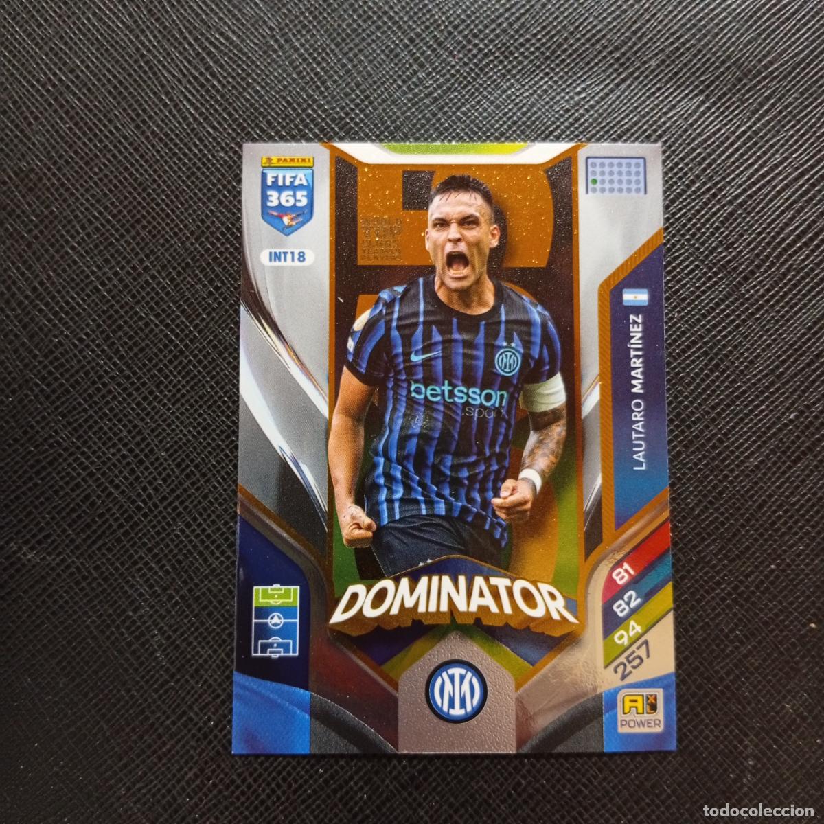 Cromos de f&uacute;tbol: INT18 LAUTARO MARTINEZ INTER MILAN ADRENALYN 2025 2026 FIFA 365 CROMO FUTBOL 25 26 - A215 PG66 AZUL