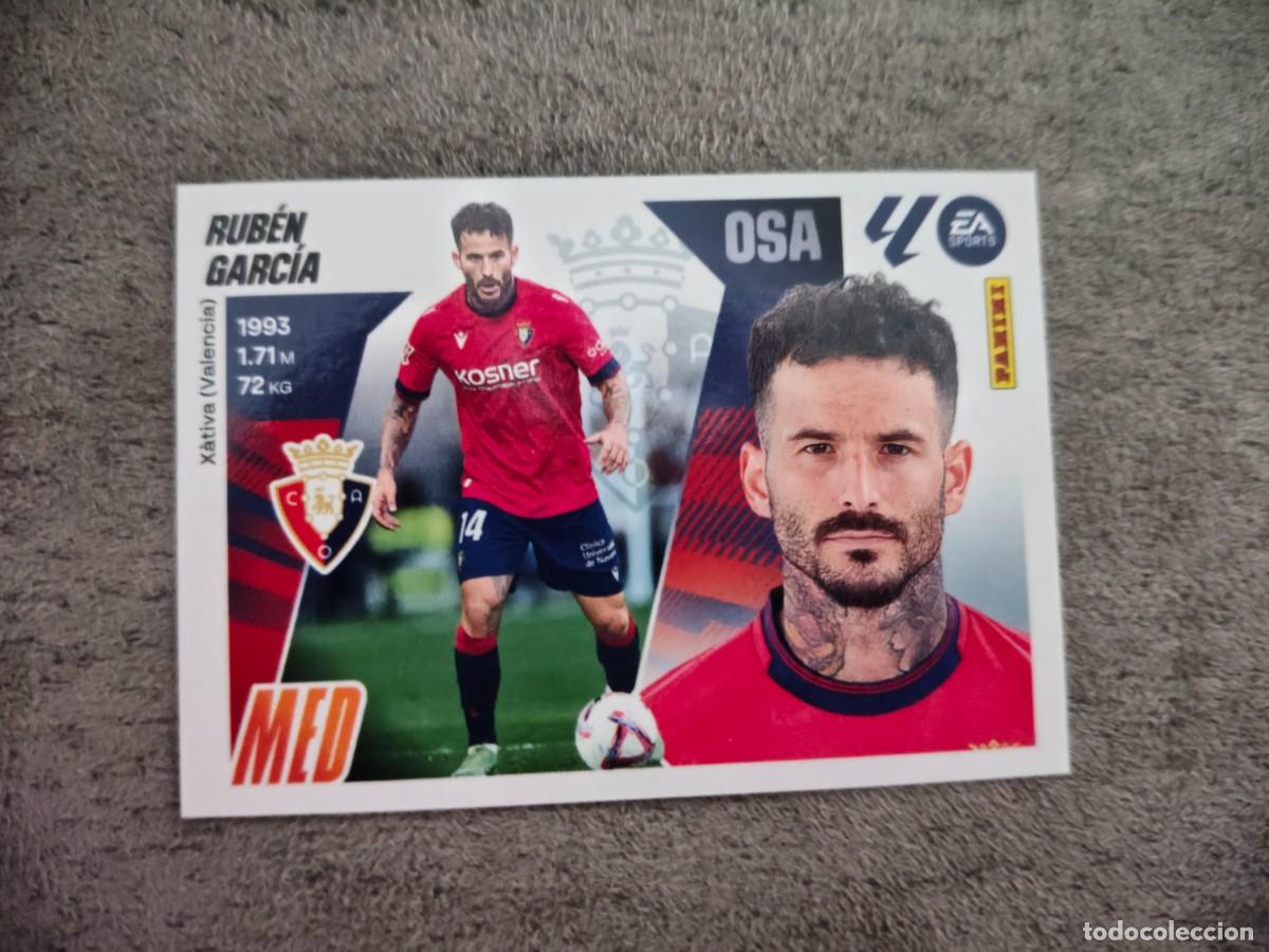 Cromos de f&uacute;tbol: Cromo 14 RUB&Eacute;N GARC&Iacute;A CA OSASUNA. Colecci&oacute;n LALIGA F&uacute;tbol 2025-2026 PANINI Nuevo