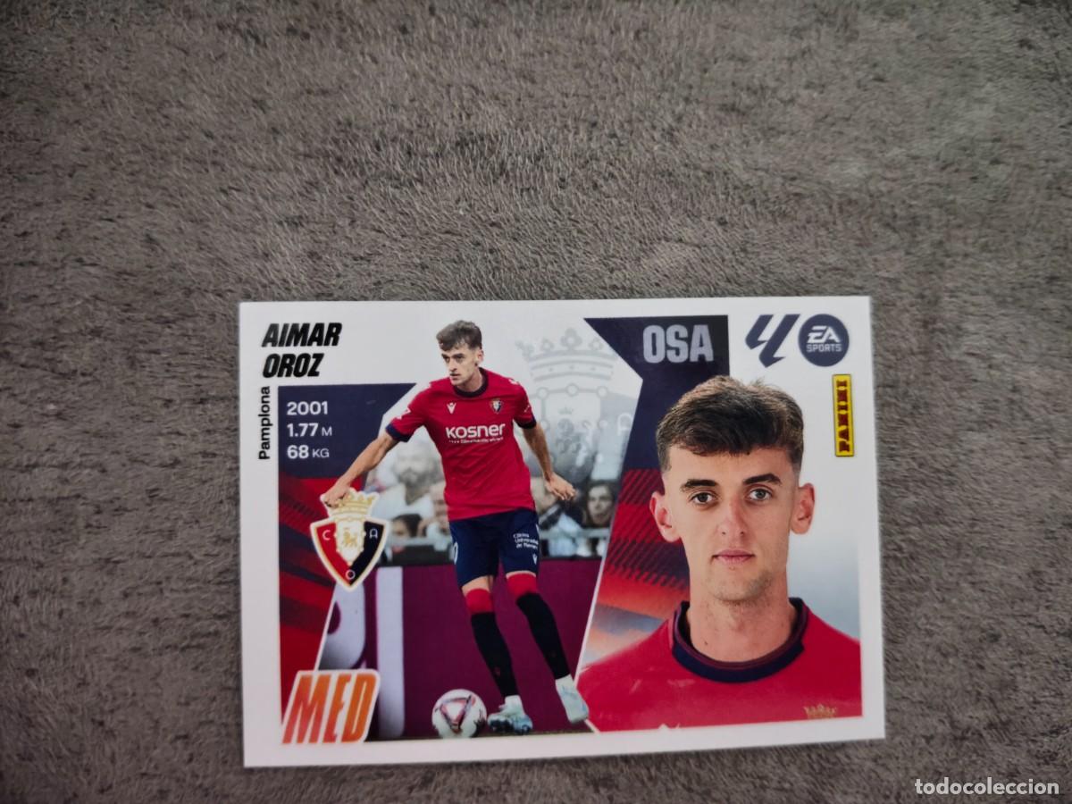 Cromos de f&uacute;tbol: Cromo 16 AIMAR OROZ CA OSASUNA. Colecci&oacute;n LALIGA F&uacute;tbol 2025-2026 PANINI Nuevo