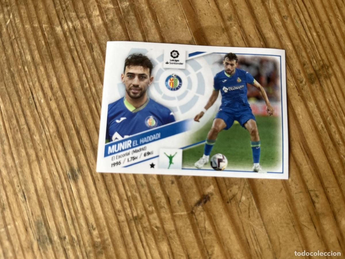 Cromos de f&uacute;tbol: CROMO SIN PEGAR NUNCA PEGADO ALBUM LIGA ESTE 22 23 2022 2023 FICHAJES # 58 MUNIR GETAFE