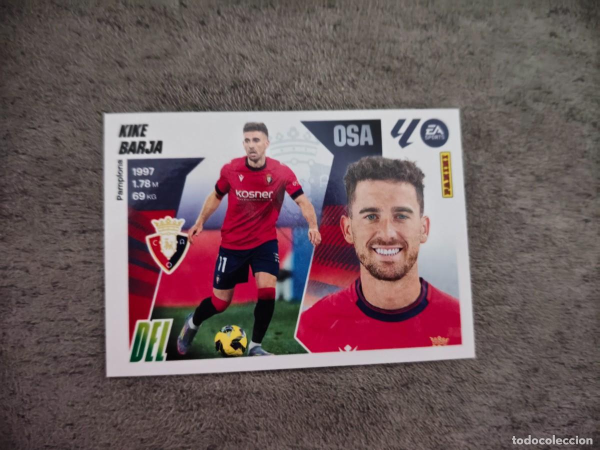 Cromos de f&uacute;tbol: Cromo 18 KIKE BARJA CA OSASUNA. Colecci&oacute;n LALIGA F&uacute;tbol 2025-2026 PANINI Nuevo