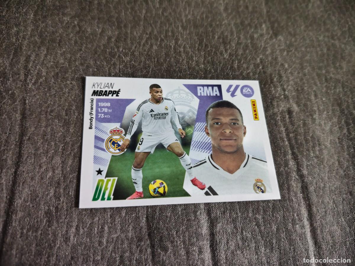 Fu&szlig;ball-Sticker: Cromo 19 KYLIAN MBAPP&Eacute; REAL MADRID. Colecci&oacute;n LALIGA F&uacute;tbol 2025-2026 PANINI Nuevo