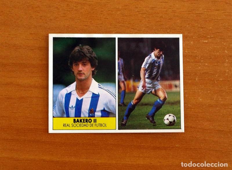 Cromos de f&uacute;tbol: Real Sociedad - Bakero II, Baquero - Ediciones Festival 1987-1988, 87-88 - Nunca pegado