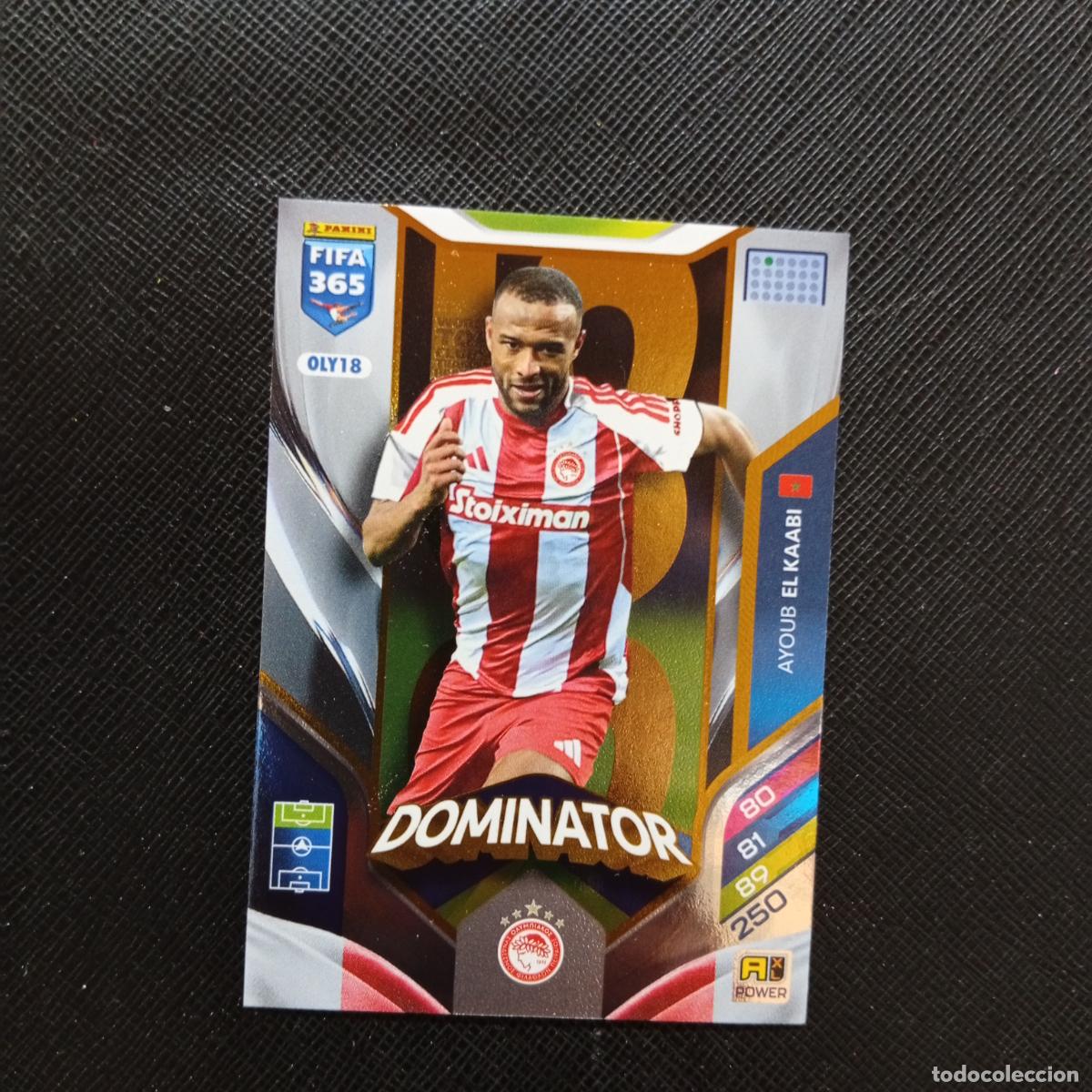 Cromos de f&uacute;tbol: OLY18 EL KAABI OLYMPIAKOS ADRENALYN 2025 2026 FIFA 365 CROMO FUTBOL 25 26 - A215 PG67