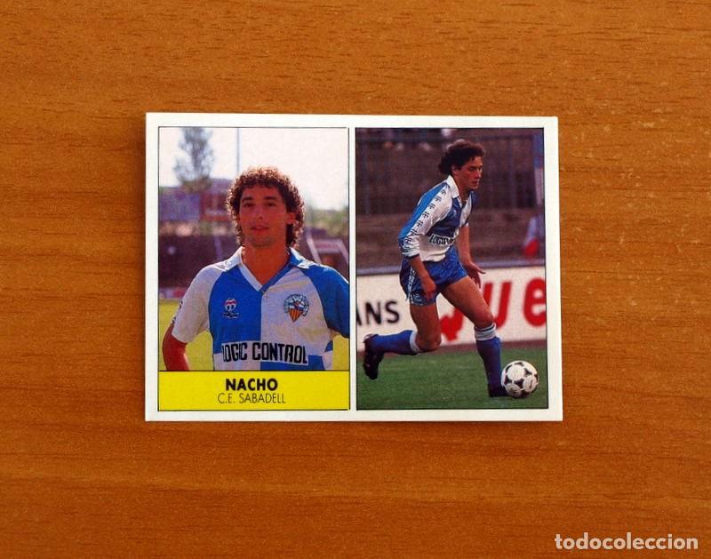 Cromos de f&uacute;tbol: Sabadell - Nacho - Ediciones Festival 1987-1988, 87-88 - Nunca pegado