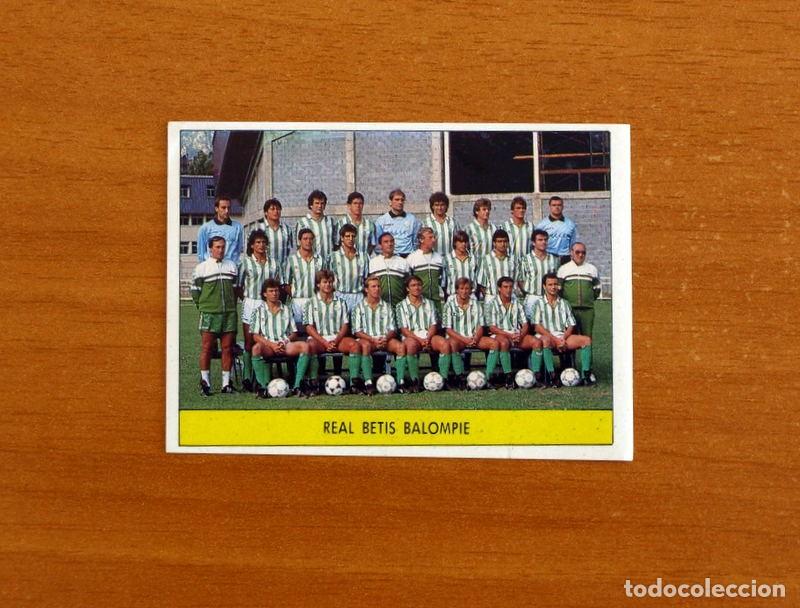 Cromos de f&uacute;tbol: Real Betis - Plantilla-Equipo - Ediciones Festival 1987-1988, 87-88 - Nunca pegado