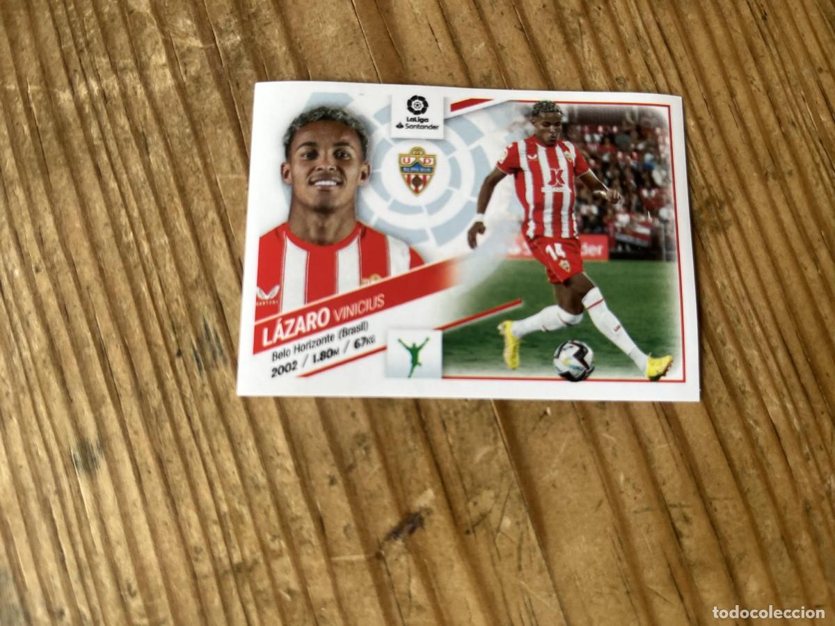 Cromos de f&uacute;tbol: CROMO SIN PEGAR NUNCA PEGADO ALBUM LIGA ESTE 22 23 2022 2023 FICHAJES # 62 LAZARO ALMERIA