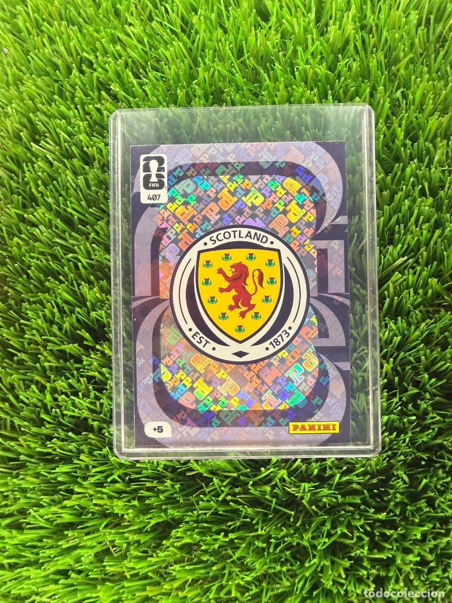 Cromos de f&uacute;tbol: N&ordm; 407 Escudo Escocia Adrenalyn XL Mundial 2026