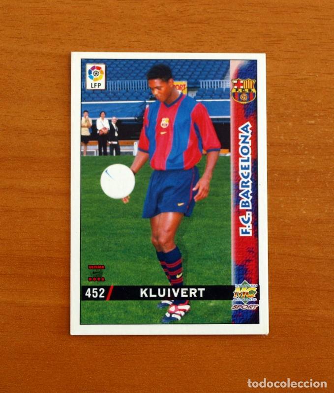 Cartes &agrave; collectionner de Football: Barcelona -N&ordm; 452 Kluivert -&Uacute;ltima Hora -Mundicromo Las Fichas de la Liga 1998-1999-98-99