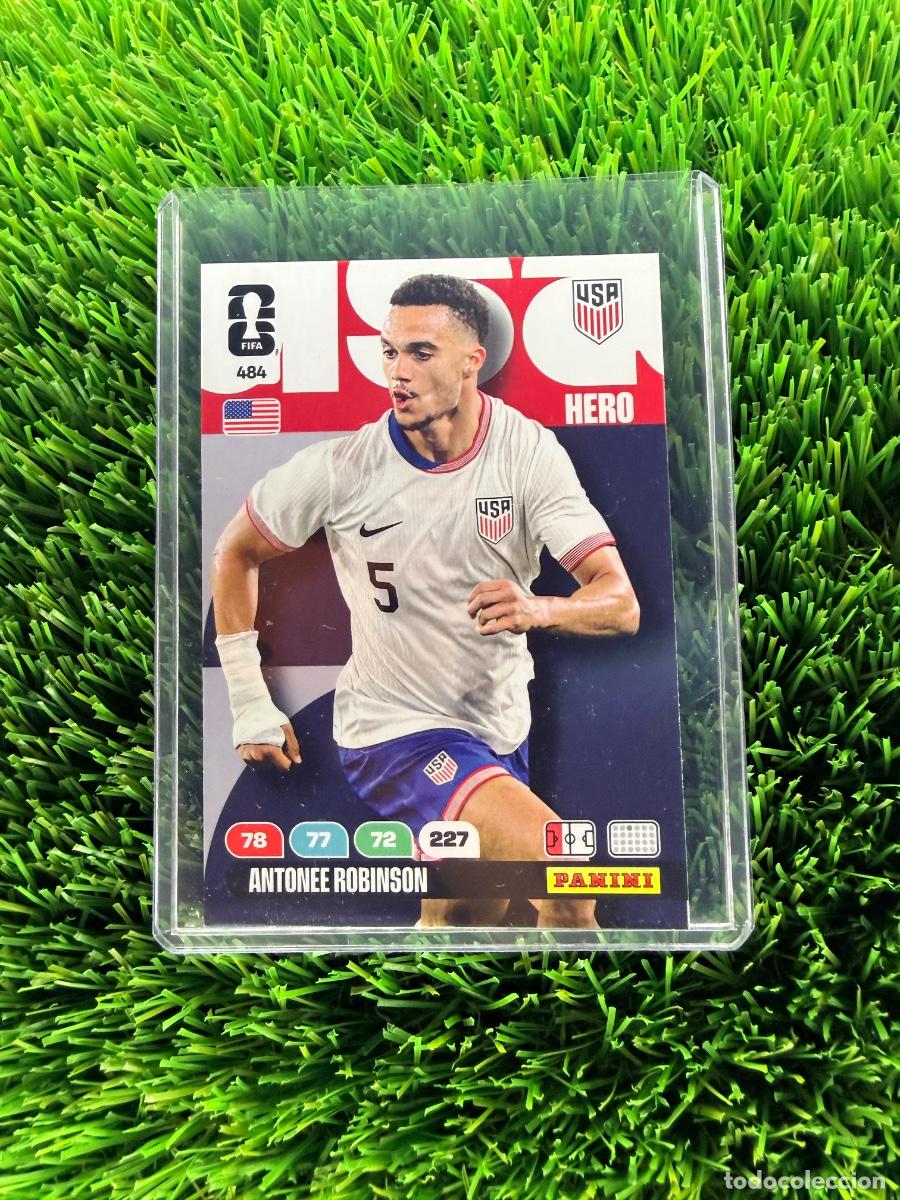 Cromos de f&uacute;tbol: N&ordm; 484 Antonee Robinson Estados Unidos Adrenalyn XL Mundial 2026