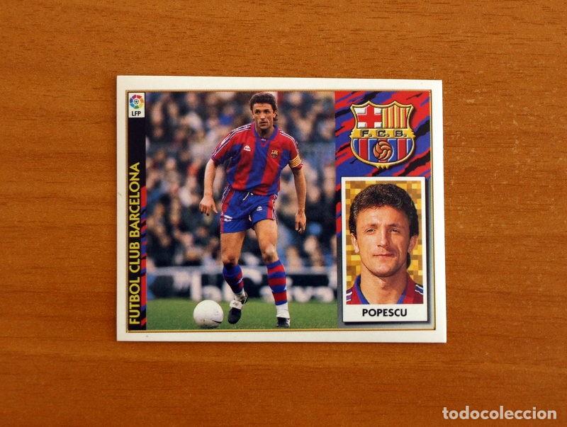Cromos de f&uacute;tbol: Futbol Club Barcelona - Popescu - BAJA - Ediciones Este Liga 1997-1998, 97-98 - Nunca pegado