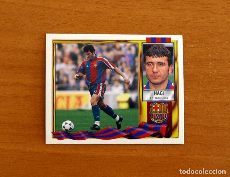 Cromos de f&uacute;tbol: F&uacute;tbol Club Barcelona - Hagi - Ediciones Este Liga 1995-1996, 95-96 - Nunca pegado