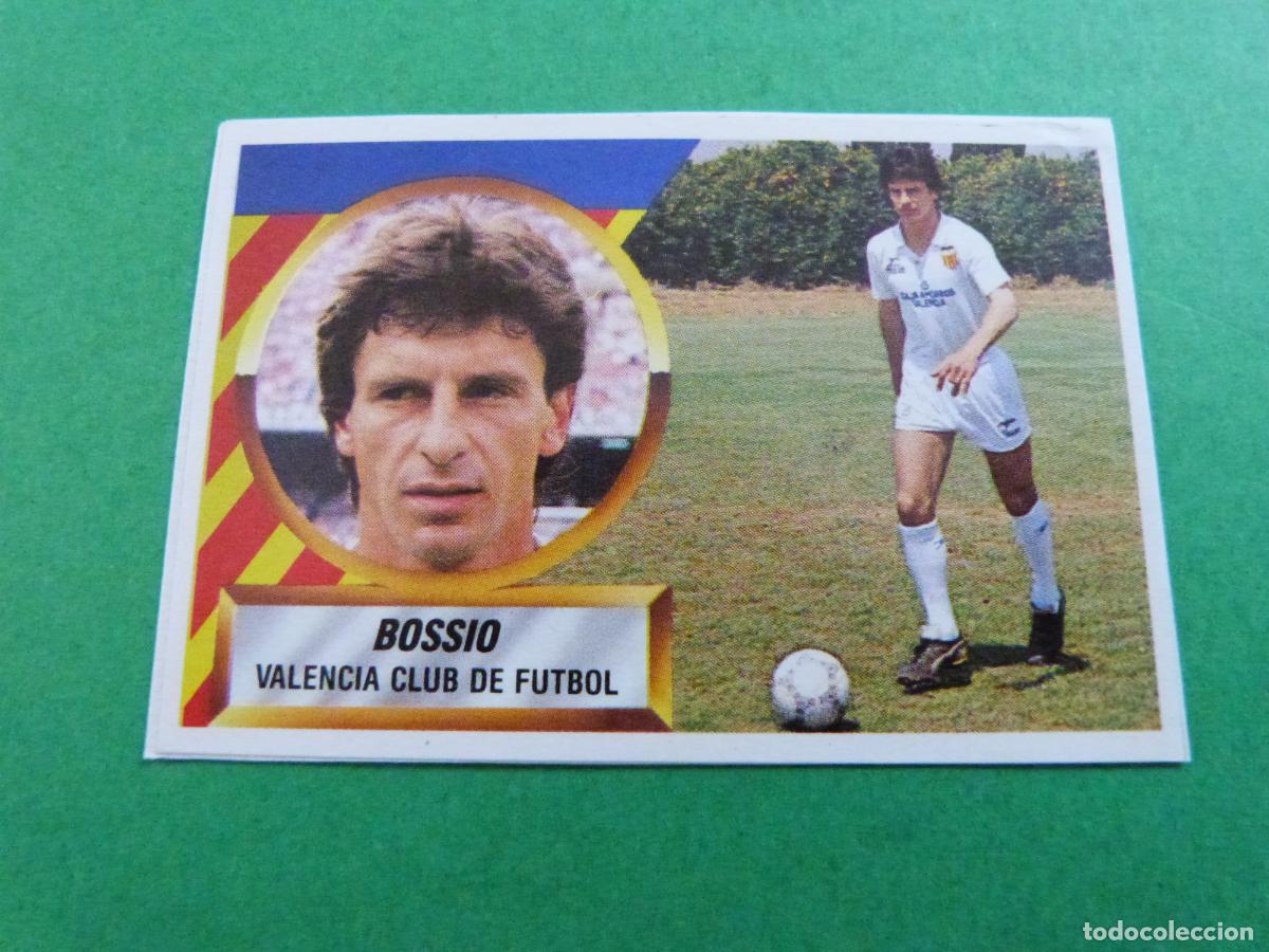 Cromos de f&uacute;tbol: CROMO FUTBOL BOSSIO VALENCIA C.F. RECORTADO N&ordm; 8 LIGA ESTE 1988-1989/88-89