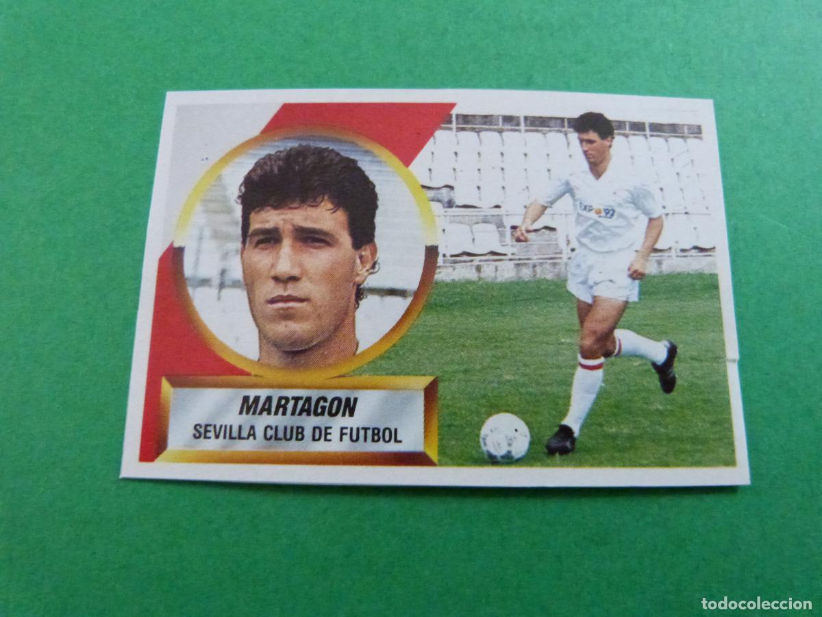 Cartes &agrave; collectionner de Football: CROMO FUTBOL MARTAGON SEVILLA F.C. RECORTADO N&ordm; 7 A LIGA ESTE 1988-1989/88-89