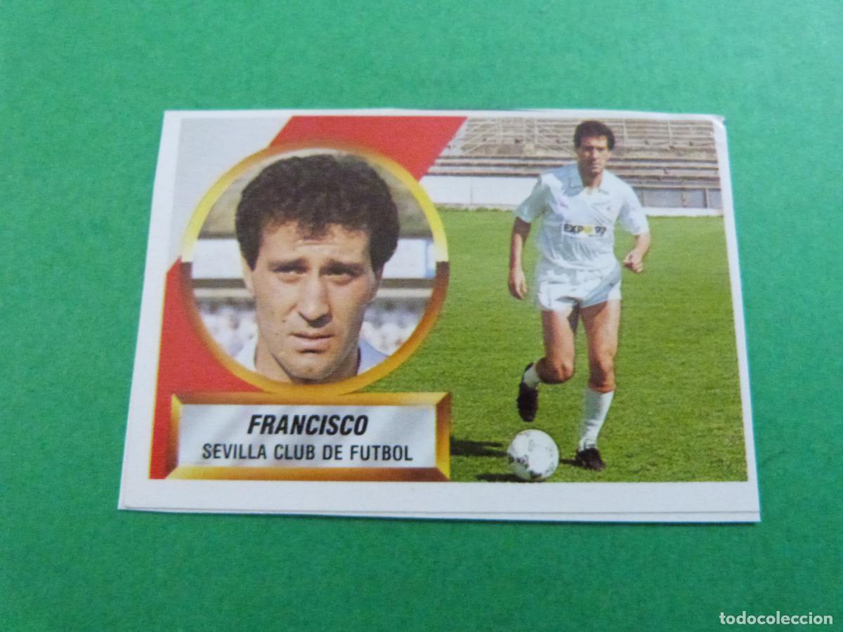 Cromos de Futebol: CROMO FUTBOL FRANCISCO SEVILLA F.C. RECORTADO N&ordm; 9 LIGA ESTE 1988-1989/88-89