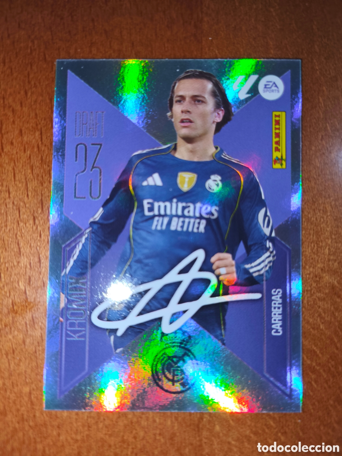 Fu&szlig;ball-Sticker: Carreras n&deg;K5 DRAFT 23 KROMIX liga este 26/27 Real Madrid