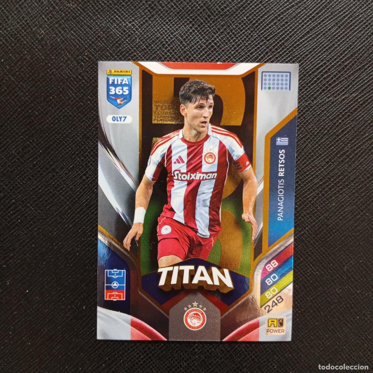 Cartes &agrave; collectionner de Football: OLY7 RETSOS OLYMPIAKOS ADRENALYN 2025 2026 FIFA 365 CROMO FUTBOL 25 26 - A215 PG68