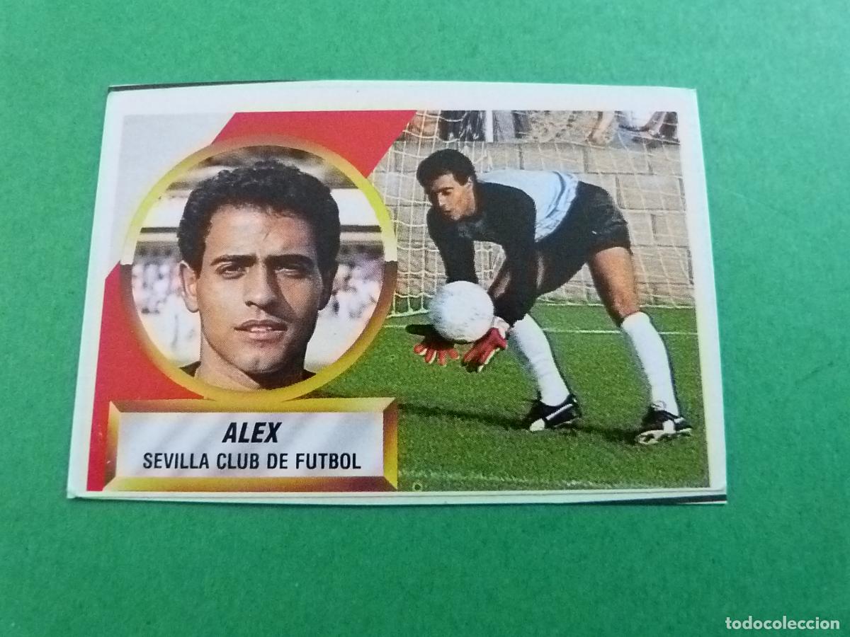 Cartes &agrave; collectionner de Football: CROMO FUTBOL ALEX SEVILLA F.C. RECORTADO N&ordm; 2 LIGA ESTE 1988-1989/88-89