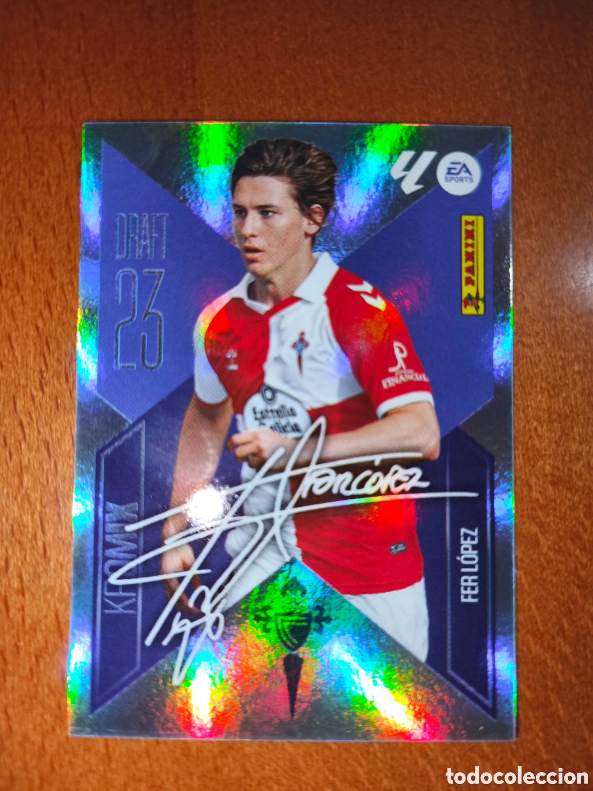 Cartes &agrave; collectionner de Football: Fer L&oacute;pez n&deg;K7 DRAFT 23 KROMIX liga este 26/27 Celta