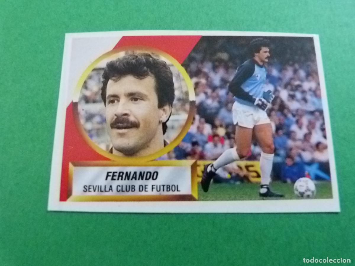 Cartes &agrave; collectionner de Football: CROMO FUTBOL FERNANDO SEVILLA F.C. RECORTADO N&ordm; 1 LIGA ESTE 1988-1989/88-89