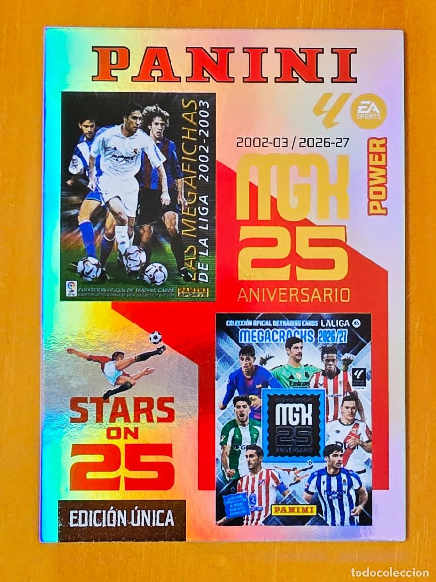 Cartes &agrave; collectionner de Football: 424P Portadas Aniversario, Stars on 25 Power, Edici&oacute;n &Uacute;nica, Panini Megacracks MGK 2026 2027 26 27