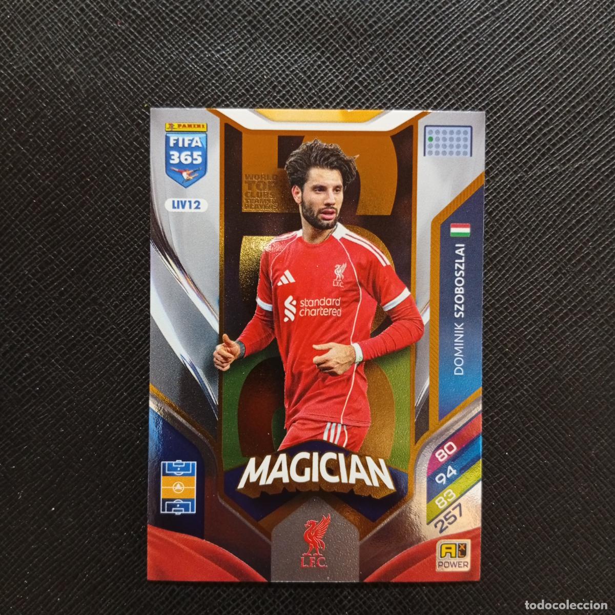Football Stickers: LIV12 SZOBOSZLAI LIVERPOOL ADRENALYN 2025 2026 FIFA 365 CROMO FUTBOL 25 26 - A215 PG68