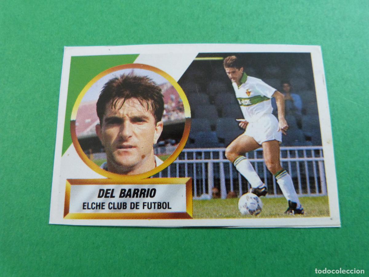 Cromos de f&uacute;tbol: CROMO FUTBOL DEL BARRIO ELCHE C.F. RECORTADO N&ordm; 10 LIGA ESTE 1988-1989/88-89