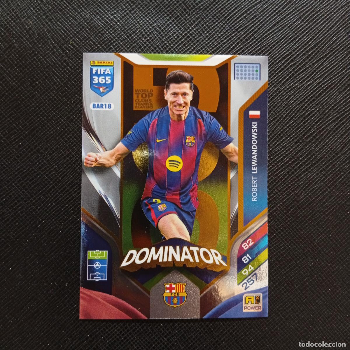 Cromos de f&uacute;tbol: BAR18 LEWANDOWSKI BARCELONA ADRENALYN 2025 2026 FIFA 365 CROMO FUTBOL 25 26 - A215 PG68