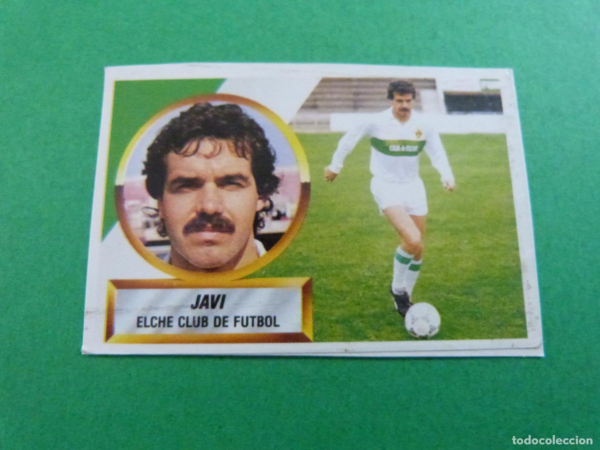 Cromos de f&uacute;tbol: CROMO FUTBOL JAVI ELCHE C.F. RECORTADO N&ordm; 6 LIGA ESTE 1988-1989/88-89