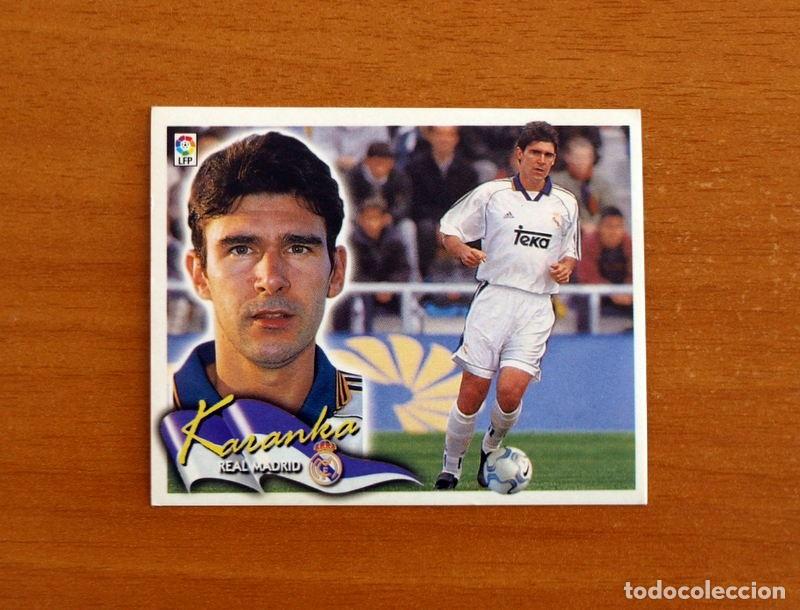 Football Stickers: Real Madrid - Karanka - Ediciones Este Liga 2000-2001, 00-01 - Nunca Pegado