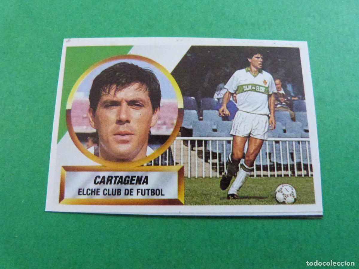 Football Stickers: CROMO FUTBOL CARTAGENA ELCHE C.F. RECORTADO N&ordm; 5 LIGA ESTE 1988-1989/88-89
