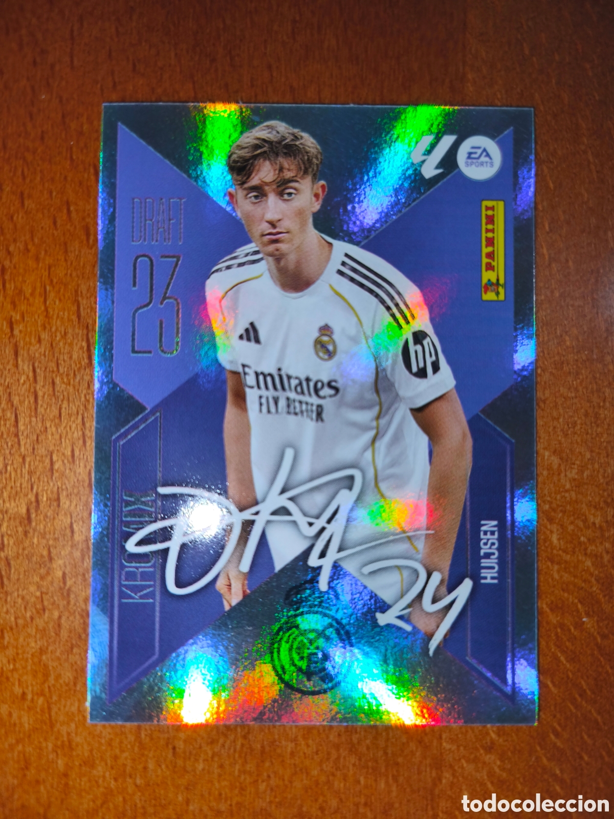 Cromos de f&uacute;tbol: Huijsen n&deg;K10 DRAFT 23 KROMIX liga este 26/27 Real Madrid