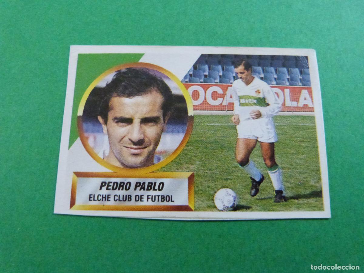 Cromos de f&uacute;tbol: CROMO FUTBOL PEDRO PABLO ELCHE C.F. RECORTADO N&ordm; 9 LIGA ESTE 1988-1989/88-89