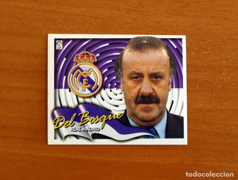 Cromos de f&uacute;tbol: Real Madrid - Del Bosque, Entrenador - Ediciones Este Liga 2000-2001, 00-01 - Nunca Pegado