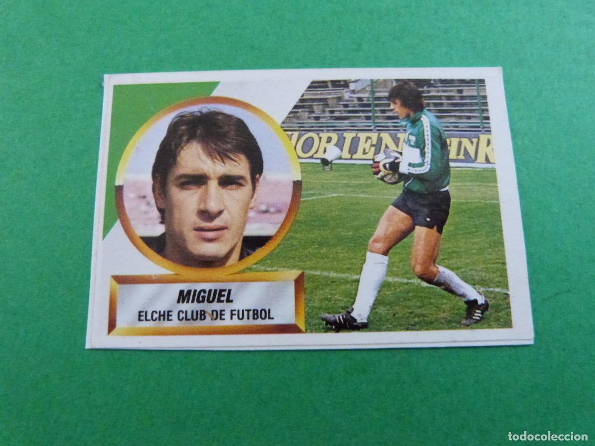 Cromos de f&uacute;tbol: CROMO FUTBOL MIGUEL ELCHE C.F. RECORTADO N&ordm; 1 LIGA ESTE 1988-1989/88-89