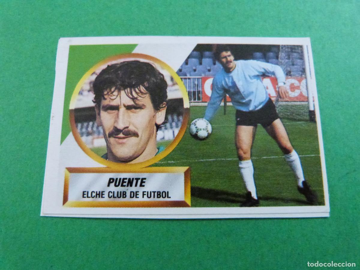 Cromos de f&uacute;tbol: CROMO FUTBOL PUENTE ELCHE C.F. RECORTADO N&ordm; 2 LIGA ESTE 1988-1989/88-89