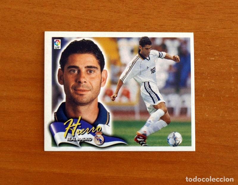 Cromos de f&uacute;tbol: Real Madrid - Hierro - Ediciones Este Liga 2000-2001, 00-01 - Nunca Pegado