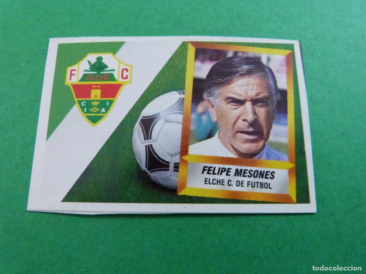 Football Stickers: CROMO FUTBOL FELIPE MESONES ELCHE C.F. RECORTADO LIGA ESTE 1988-1989/88-89